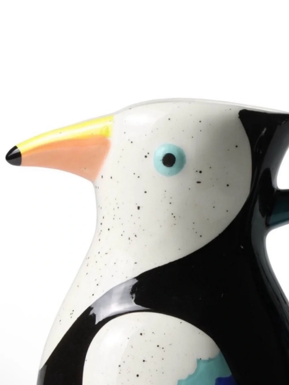 Target Bullseye Ceramic Toucan Watering Vase, Vibrant Colors, New!